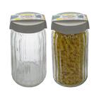 Conjunto De Potes De Vidro Hermético Cook With Love 1,7l 2 Pe