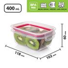 Conjunto De Potes Herméticos Trava Mais Plasútil 7 Peças