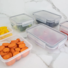 Conjunto De Potes Organizadores De Geladeira Click Retangular