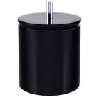 Conjunto De Potes Para Banheiro - Redondo - Preto