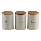 Conjunto De Potes Porta Condimentos De Ferro Branco E Tampa D