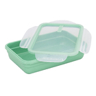Conjunto de Potes Verdes 1,55L 11,2x20,7x13,7cm Sanremo