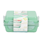 Conjunto de Potes Verdes 1,55L 11,2x20,7x13,7cm Sanremo