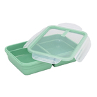 Conjunto de Potes Verdes 1,55L 11,2x20,7x13,7cm Sanremo