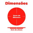 Conjunto De Pratos De Porcelana Rasos Biona Lola 24cm 6 Peças