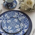 Conjunto De Pratos De Sobremesa 06 Peças Azulejo Schmidt