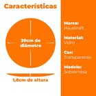 Conjunto De Pratos De Sobremesa Graffiato De Vidro 4 Peças 20