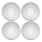 Conjunto De Pratos De Sobremesa Graffiato De Vidro 4 Peças 20