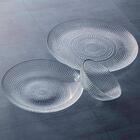 Conjunto De Pratos De Sobremesa Raso E Fundo Oriental De Vidr