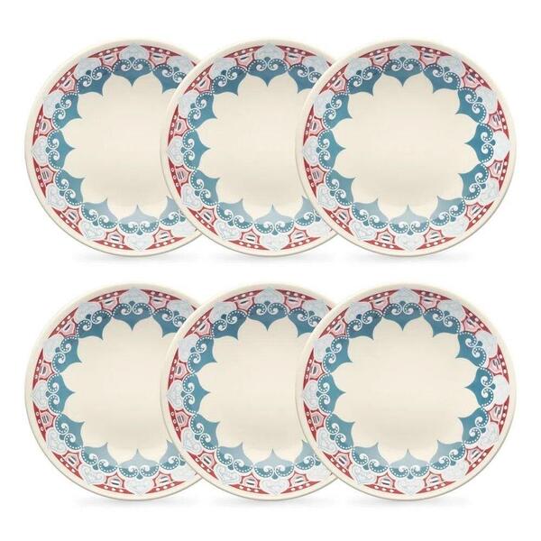 Conjunto De Pratos Fundos 06 Peças Cosmic Oxford