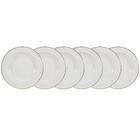 Conjunto De Pratos Fundos 06 Peças Itamaraty Ouro Schmidt