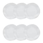 Conjunto De Pratos Fundos 06 Peças Ryo White Oxford