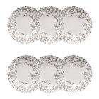 Conjunto De Pratos Fundos 6 Peças 23cm Lilac - Oxford