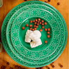 Conjunto De Pratos Fundos 6 Peças 23cm Mendi Sálvia- Oxford