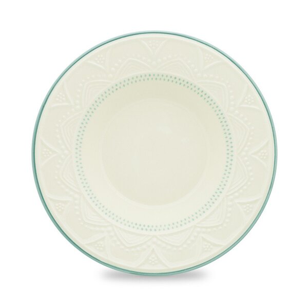 Conjunto De Pratos Fundos 6 Peças 23cm Serena Sky- Oxford