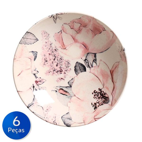 Conjunto De Pratos Fundos 6 Peças Coup-porto Brasil - Bonjour