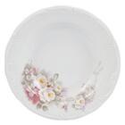 Conjunto De Pratos Fundos Schmidt Porcelana Eterna 6 Peças