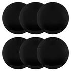 Conjunto De Pratos Rasos 06 Peças Coup Black Oxford