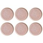 Conjunto De Pratos Rasos 06 Peças Linhas Litchi Porto Brasil