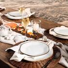 Conjunto De Pratos Rasos 6 Peças 27,5 Cm Ryo Maresia- Oxford