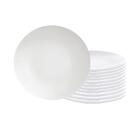 Conjunto De Pratos Sobremesa Leonora 12 Peças Em Porcelana Br