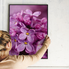 Conjunto De Quadros 60x40 Com Moldura Flores Rosas