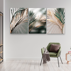 Conjunto De Quadros Trio Folhagem
