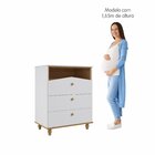 Conjunto De Quarto 1 Berço 1 Cômoda 1 Guarda Roupa E Estante