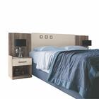 Conjunto De Quarto Casal Completo Com Espelho Ankara Castanha