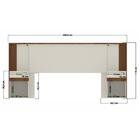 Conjunto De Quarto Casal Completo Giannis Jatobá Areia