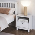 Conjunto De Quarto Casal Júlia De Madeira Maciça Com Cama De