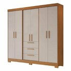 Conjunto De Quarto Com 1 Guarda-roupa E 1 Cômoda Freijo/off W