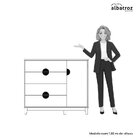 Conjunto De Quarto Com Guarda-roupa E Cômoda Ipê Cinamomo/sál