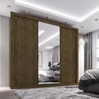 Conjunto De Quarto Completo 1 Guarda Roupa 1 Cômoda E Cabecei