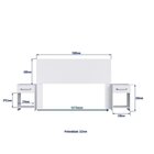 Conjunto De Quarto Completo 3 Peças Linha Essential  Branco