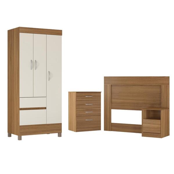 Conjunto De Quarto Completo Fabi Amendola Off-white