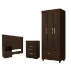 Conjunto De Quarto Completo Jones Ebano