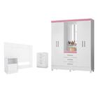 Conjunto De Quarto Completo Ravenna Branco