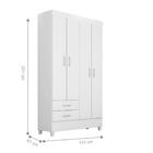 Conjunto De Quarto Completo Udini Branco