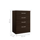 Conjunto De Quarto Completo Udini Ebano