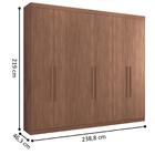 Conjunto De Quarto De Casal Completo Lavoie Jatobá Areia