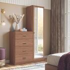 Conjunto De Quarto De Casal Completo Lavoie Jatobá Areia