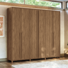 Conjunto De Quarto De Casal Completo Tremble Jatobá