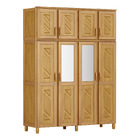 Conjunto De Quarto Grécia: Guarda-roupa 8 Portas C/ Maleiro C