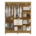 Conjunto De Quarto Guarda Roupa Malta Com Comoda Venus Freijo
