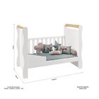 Conjunto De Quarto Para Bebê 1 Berço Americano E 1 Cômoda 4 G