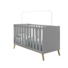 Conjunto De Quarto Para Bebê 1 Berço Lecce 1 Cômoda Com 4 Gav