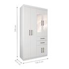 Conjunto De Quarto Solteiro Completo Com Espelho Bangalore Br