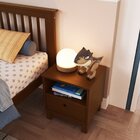 Conjunto De Quarto Solteiro Júlia De Madeira Maciça Com Cama