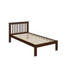 Conjunto De Quarto Solteiro Júlia De Madeira Maciça Com Cama